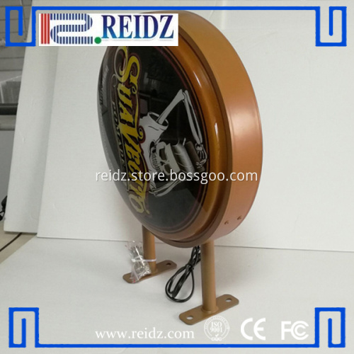 advertising led illuminated rotating light box sign